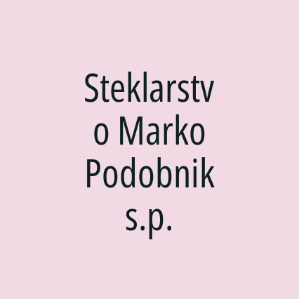 Steklarstvo Marko Podobnik s.p. - Logotip