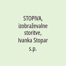 STOPIVA, izobraževalne storitve, Ivanka Stopar s.p. - Logotip