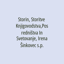 Storin, Storitve Knjigovodstva,Posredništva In Svetovanje, Irena Šinkovec s.p. - Logotip