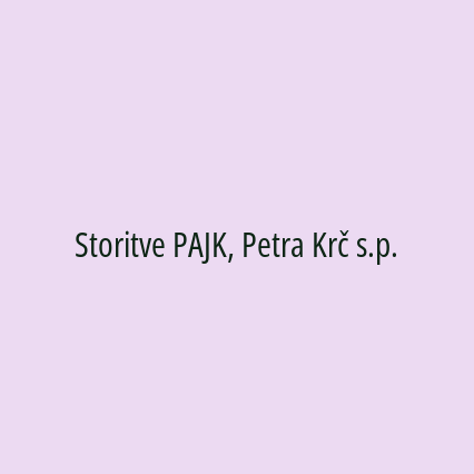 Storitve PAJK, Petra Krč s.p. - Logotip