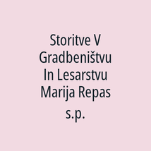 Storitve V Gradbeništvu In Lesarstvu Marija Repas s.p. - Logotip