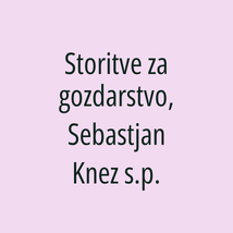 Storitve za gozdarstvo, Sebastjan Knez s.p. - Logotip