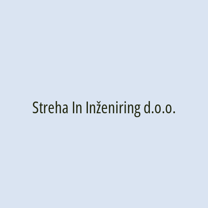 Streha In Inženiring d.o.o. - Logotip