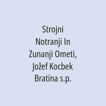 Strojni Notranji In Zunanji Ometi, Jožef Kocbek Bratina s.p. - Logotip