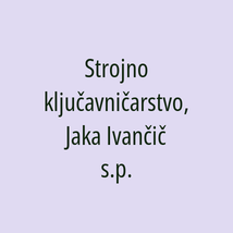 Strojno ključavničarstvo, Jaka Ivančič s.p. - Logotip