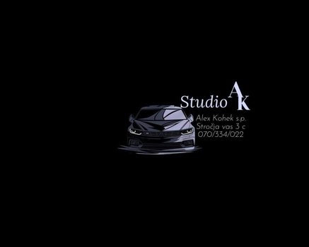 Studio AK - čiščenje, vzdrževanje, priprava vseh vrst vozil, storitve - Alex Kohek s.p. - Logotip