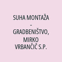 SUHA MONTAŽA - GRADBENIŠTVO, MIRKO VRBANČIČ S.P. - Logotip