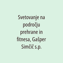 Svetovanje na področju prehrane in fitnesa, Gašper Simčič s.p. - Logotip