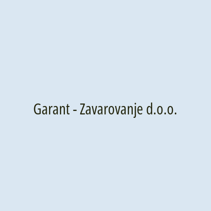 Garant - Zavarovanje d.o.o.