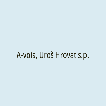 A-vois, Uroš Hrovat s.p.