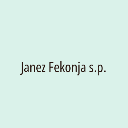 Janez Fekonja s.p.