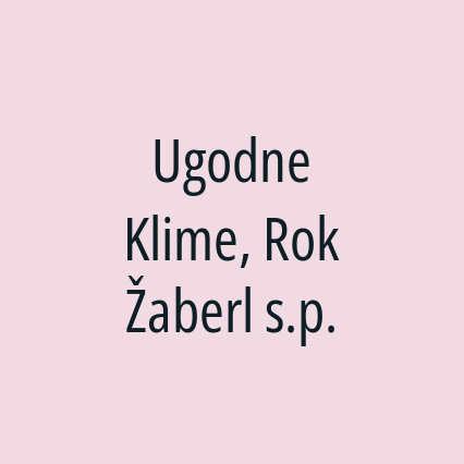 Ugodne Klime, Rok Žaberl s.p. - Logotip