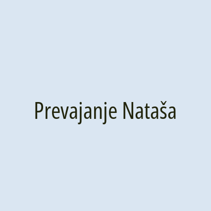 Prevajanje Nataša 