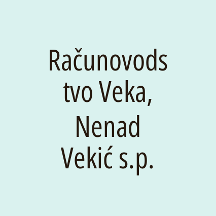 Računovodstvo Veka, Nenad Vekić s.p.