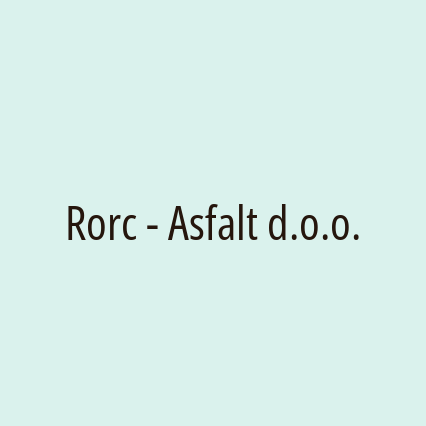 Rorc - Asfalt d.o.o.