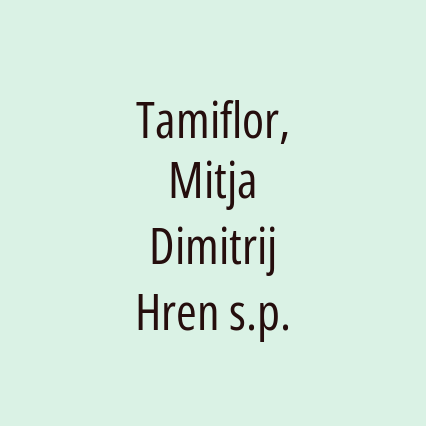 Tamiflor, Mitja Dimitrij Hren s.p. - Logotip