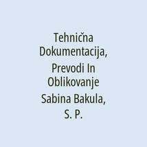 Tehnična Dokumentacija, Prevodi In Oblikovanje Sabina Bakula, S. P. - Logotip