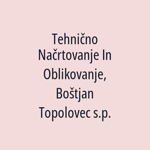 Tehnično Načrtovanje In Oblikovanje, Boštjan Topolovec s.p. - Logotip