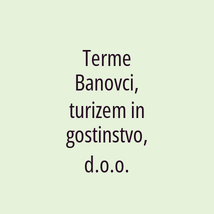 Terme Banovci, turizem in gostinstvo, d.o.o. - Logotip