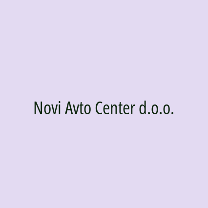 Novi Avto Center d.o.o.