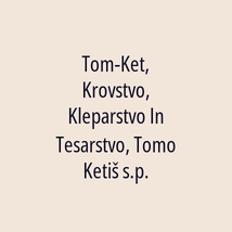 Tom-Ket, Krovstvo, Kleparstvo In Tesarstvo, Tomo Ketiš s.p. - Logotip