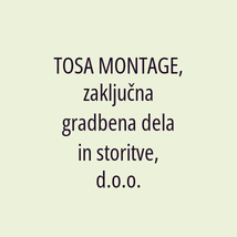 TOSA MONTAGE, zaključna gradbena dela in storitve, d.o.o. - Logotip