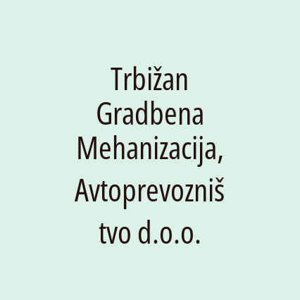 Trbižan Gradbena Mehanizacija, Avtoprevozništvo d.o.o. - Logotip