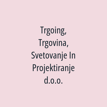 Trgoing, Trgovina, Svetovanje In Projektiranje d.o.o. - Logotip