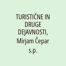 TURISTIČNE IN DRUGE DEJAVNOSTI, Mirjam Čepar s.p. - Logotip