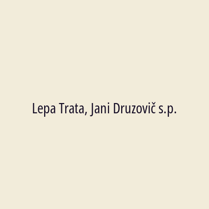 Lepa Trata, Jani Druzovič s.p. - Logotip