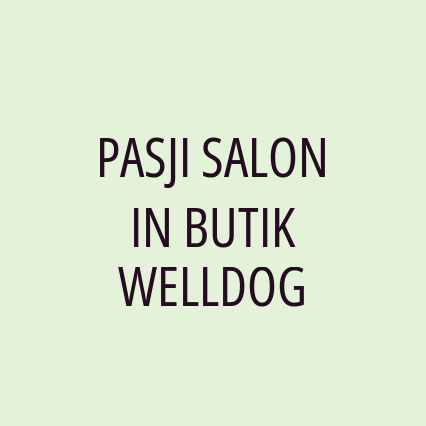 PASJI SALON IN BUTIK WELLDOG - Logotip