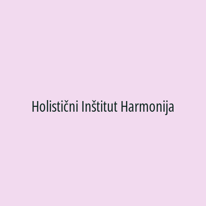 Holistični Inštitut Harmonija