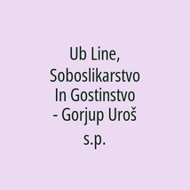 Ub Line, Soboslikarstvo In Gostinstvo - Gorjup Uroš s.p. - Logotip