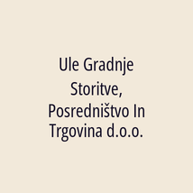 Ule Gradnje Storitve, Posredništvo In Trgovina d.o.o. - Logotip