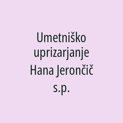 Umetniško uprizarjanje Hana Jerončič s.p. - Logotip