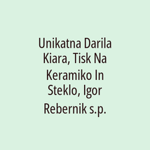 Unikatna Darila Kiara, Tisk Na Keramiko In Steklo, Igor Rebernik s.p. - Logotip