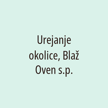 Urejanje okolice, Blaž Oven s.p. - Logotip