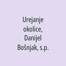 Urejanje okolice, Danijel Bošnjak, s.p. - Logotip