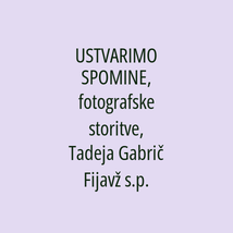 USTVARIMO SPOMINE, fotografske storitve, Tadeja Gabrič Fijavž s.p. - Logotip