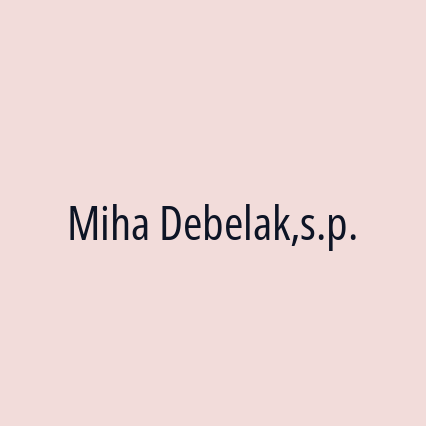 Miha Debelak,s.p. - Logotip