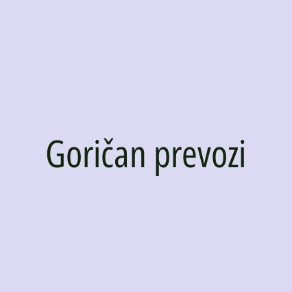 Goričan prevozi