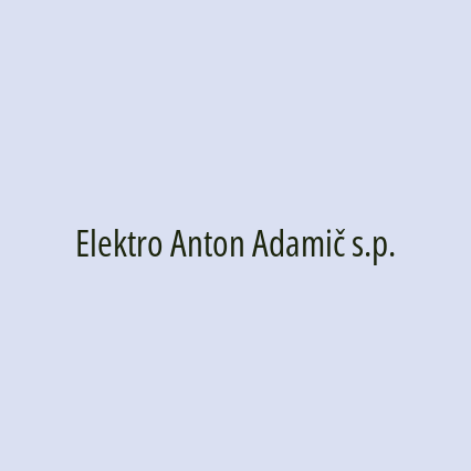 Elektro Anton Adamič s.p. - Logotip