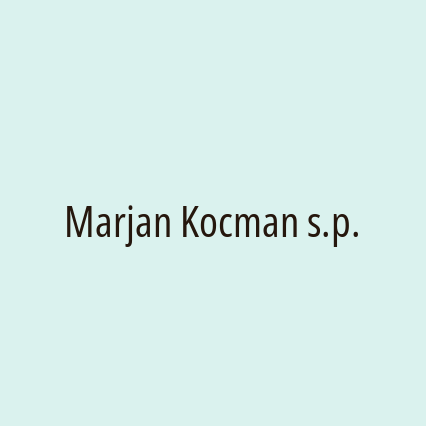 Marjan Kocman s.p.