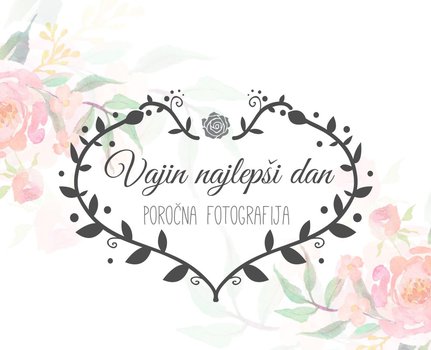 Vajin najlepši dan - poročna fotografija - Logotip