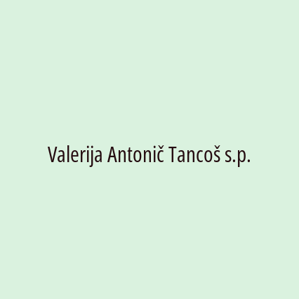 Valerija Antonič Tancoš s.p. - Logotip