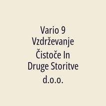 Vario 9 Vzdrževanje Čistoče In Druge Storitve d.o.o. - Logotip