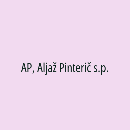 AP, Aljaž Pinterič s.p.