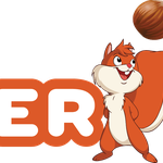 VEVERIČKA IGRALNICA & NAPIHLJIVA IGRALA - Logotip