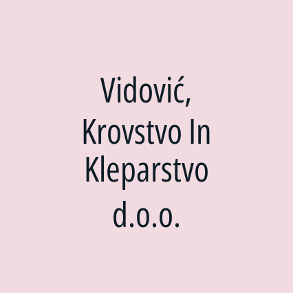 Vidović, Krovstvo In Kleparstvo d.o.o. - Logotip