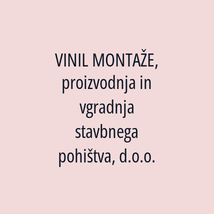 VINIL MONTAŽE, proizvodnja in vgradnja stavbnega pohištva, d.o.o. - Logotip